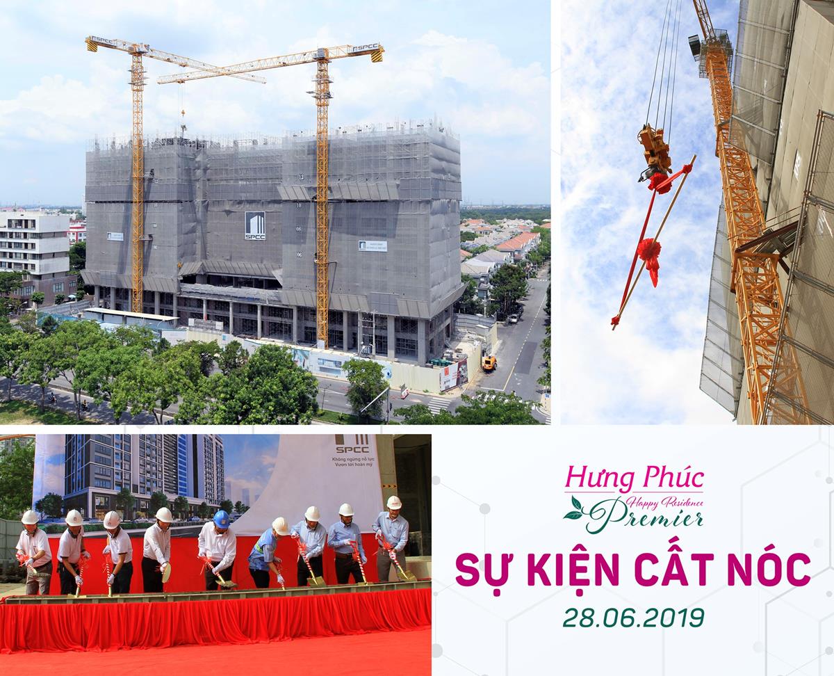 Dự án Hưng Phúc Premier chính thức cất nóc